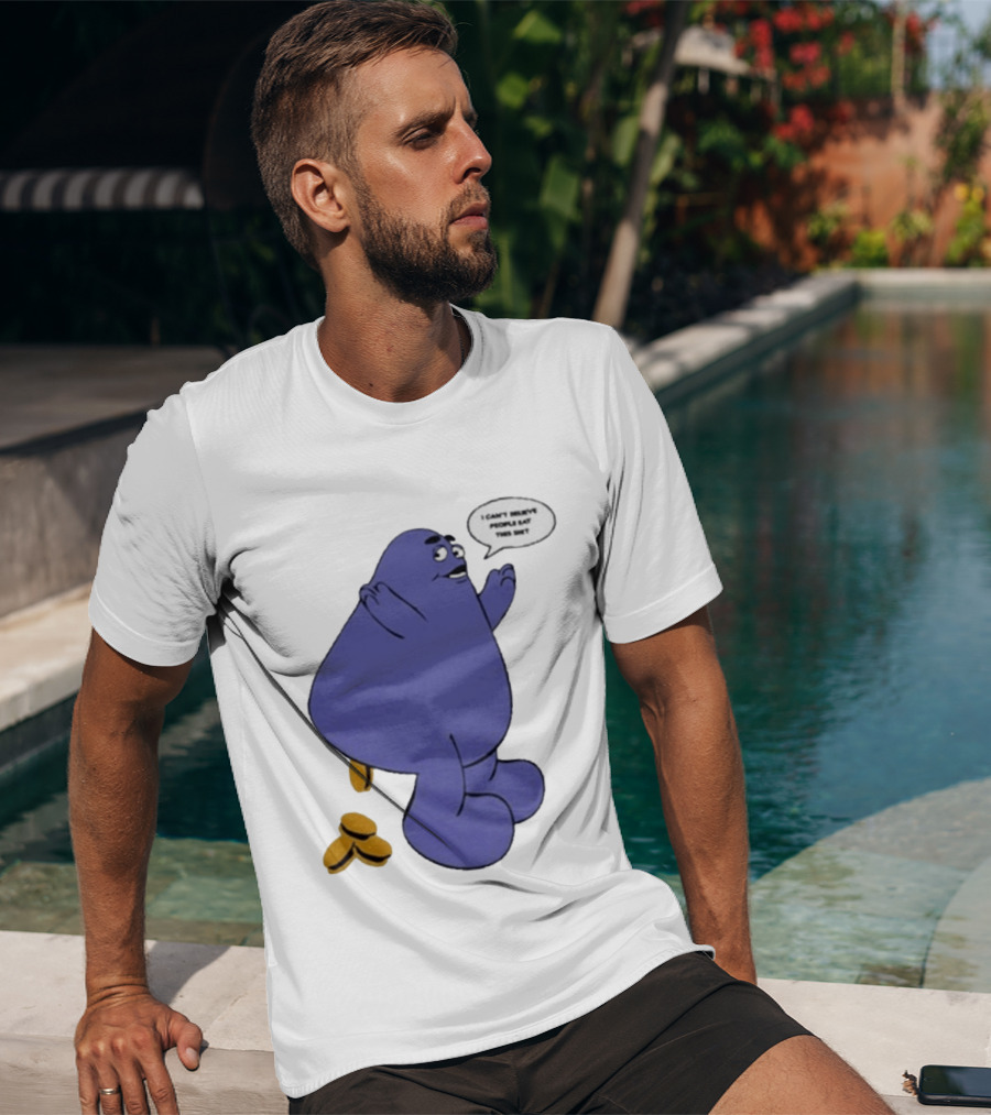Rare AKOMPLICE GRIMACE I Can't Believe People Eat This T-Shirt