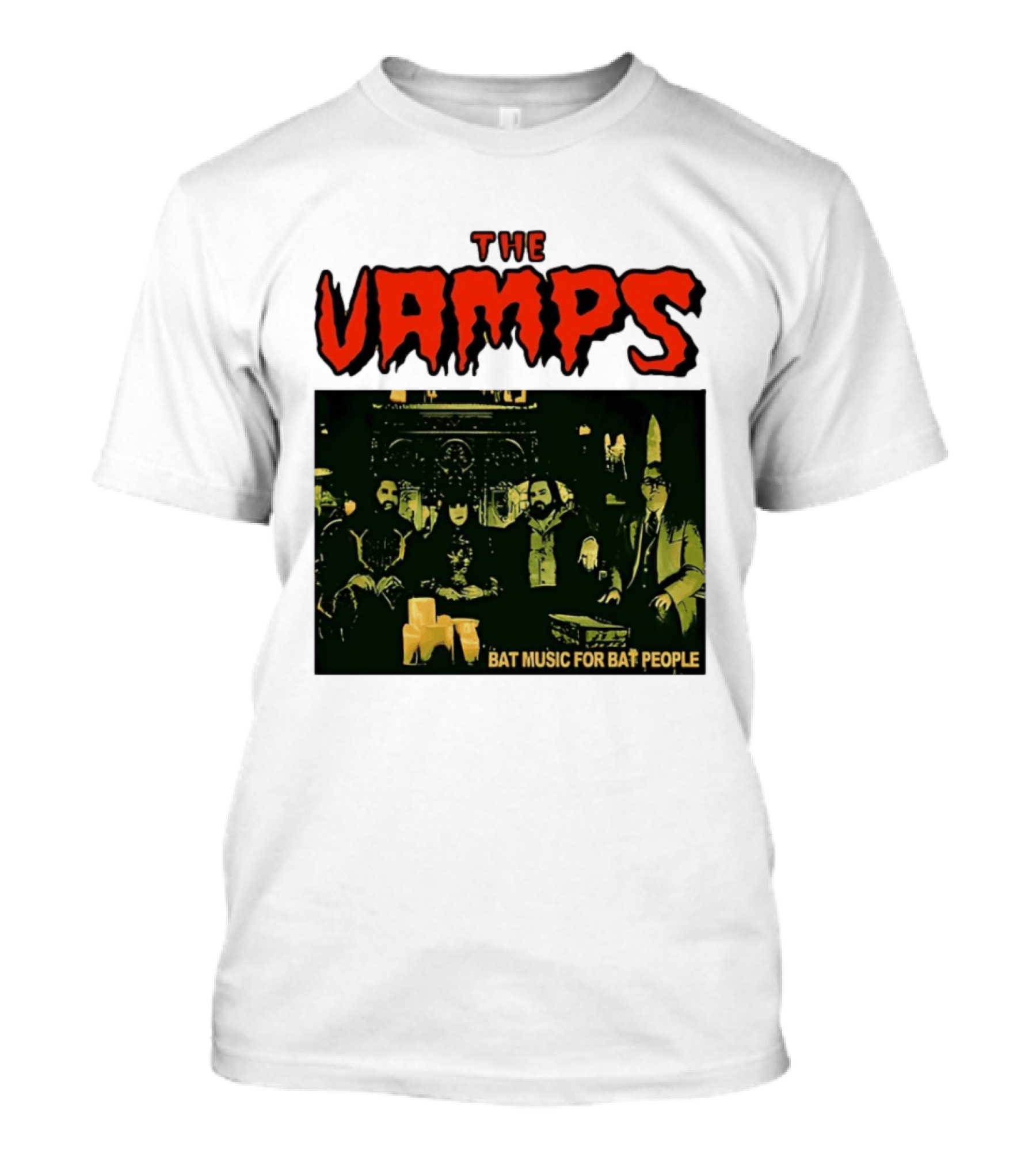 The Vamps What We Do In The Shadows Bat Music For Bat People Candles Group Image T-Shirt