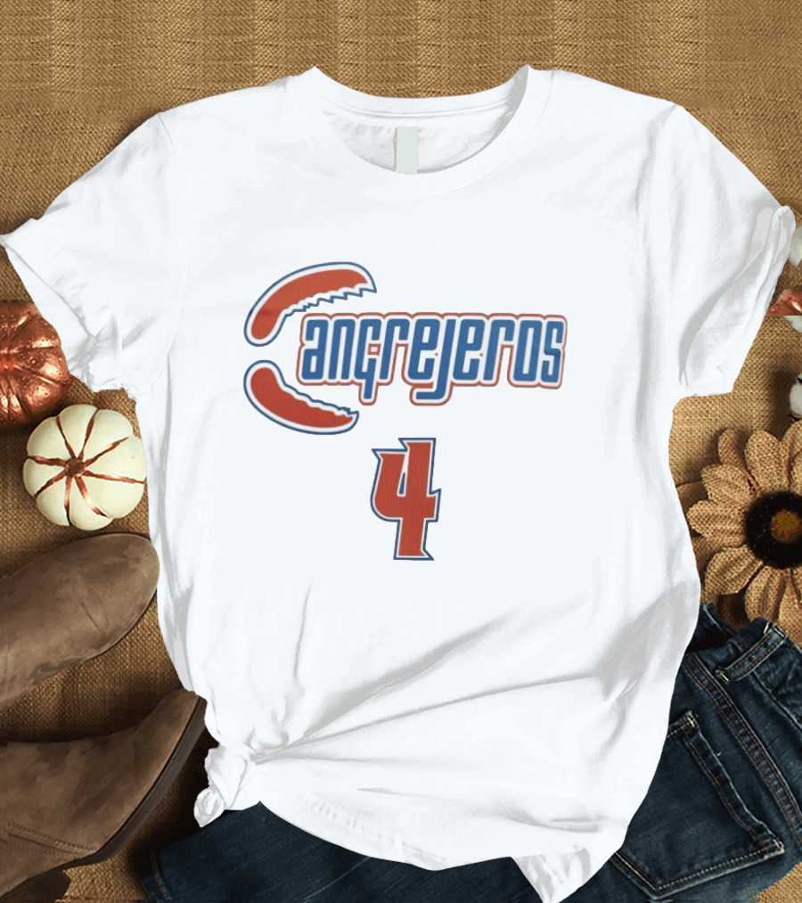 Cangrejeros De Santurce 2026 Honoring José 'Piculín' Ortiz 4 T-Shirt