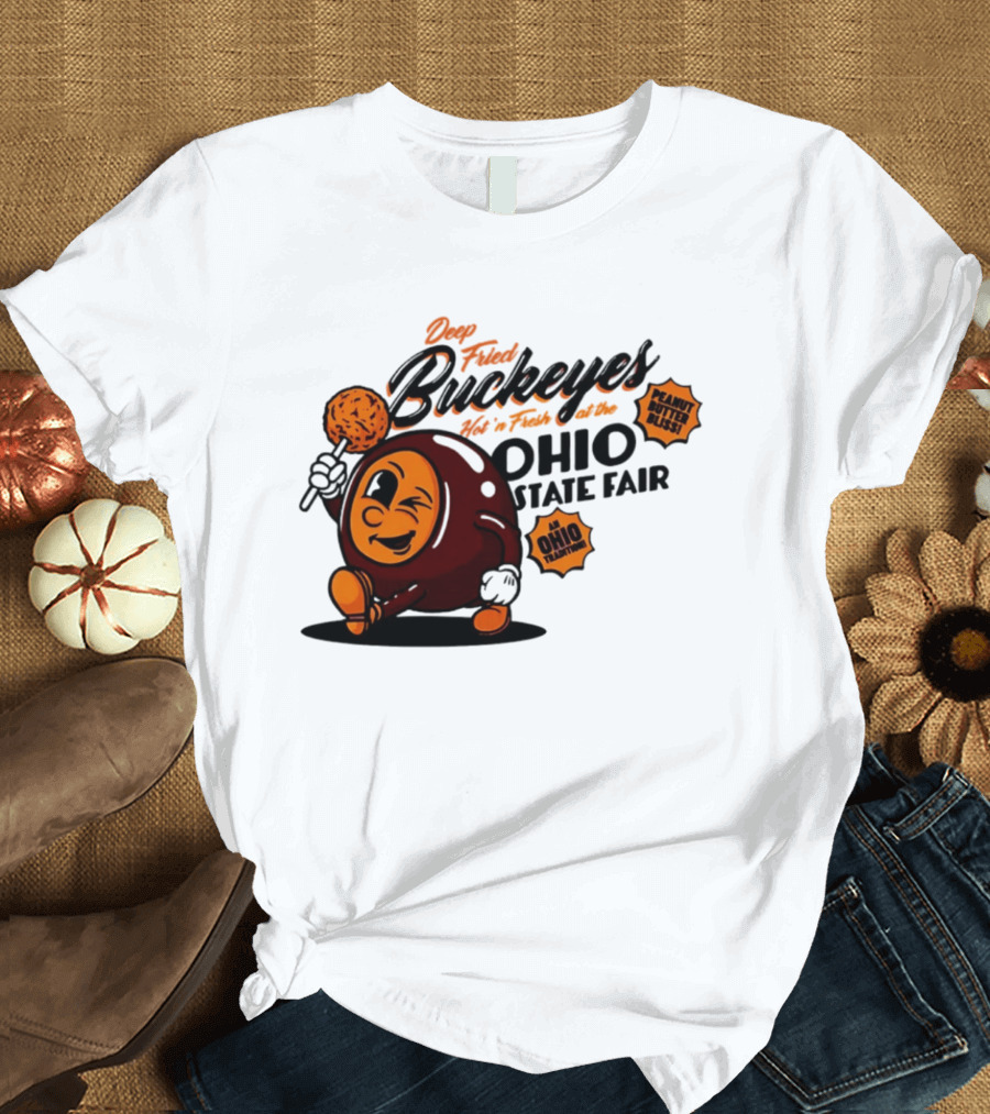 Ohio State Fair Deep Fried Buckeyes Hot'n Fresh Peanut Butter Bliss T-Shirt