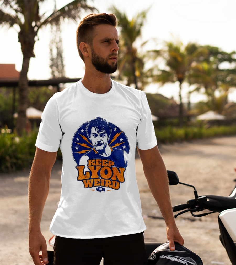Keep Lyon Weird Alex Lyon Buffalo Sabres NHL 2026 T-Shirt