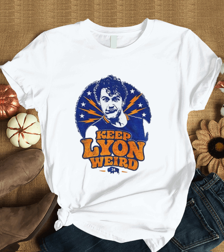 Keep Lyon Weird Alex Lyon Buffalo Sabres NHL 2026 T-Shirt