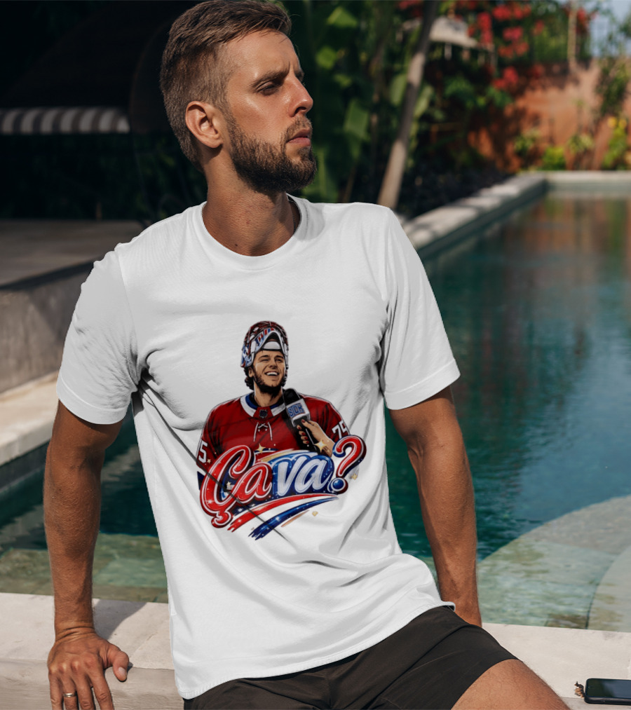 Ca Va Jakub Dobes Montreal Canadiens Interview NHL 75 Hockey Jersey T-Shirt