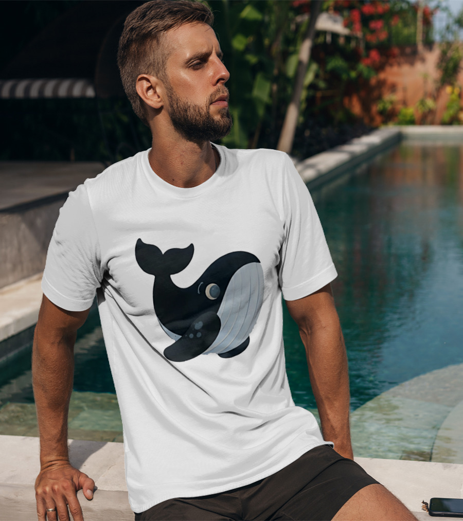 Cocomelon The Movie J.J Whale Cartoon T-Shirt