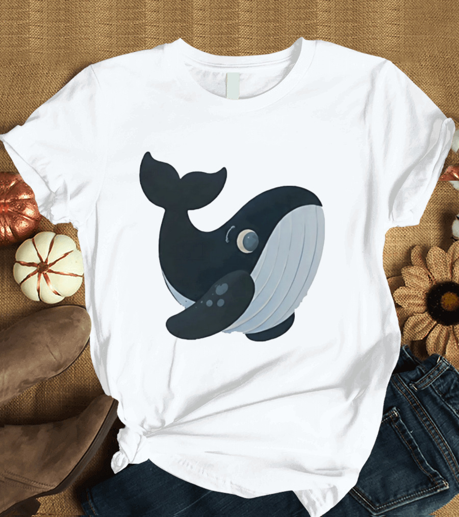 Cocomelon The Movie J.J Whale Cartoon T-Shirt