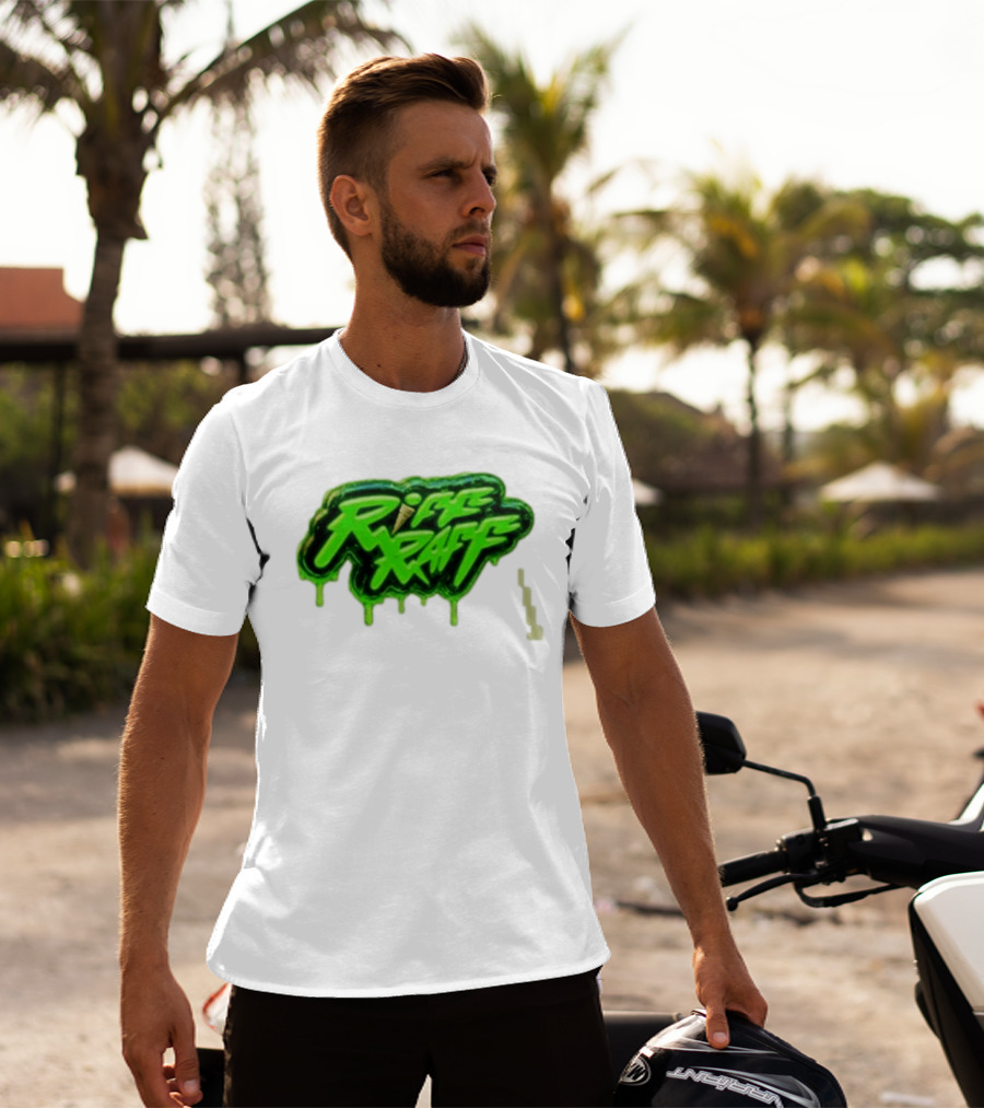 Riff Raff Neon Green Drip T-Shirt