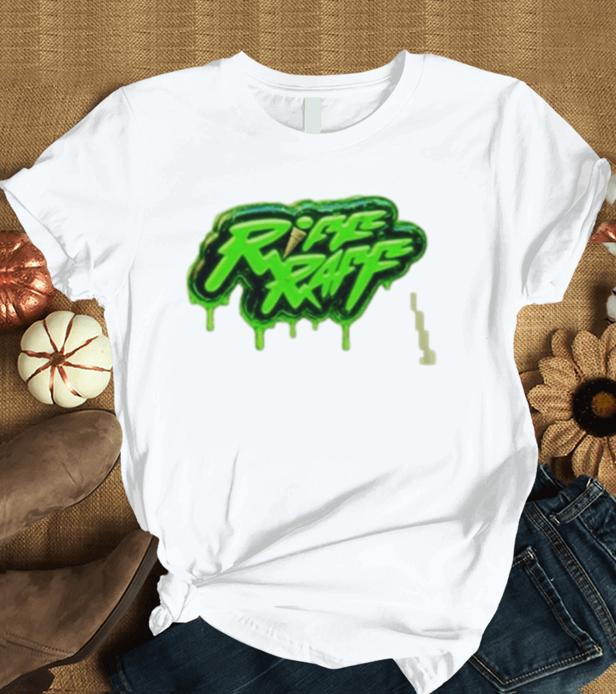 Riff Raff Neon Green Drip T-Shirt