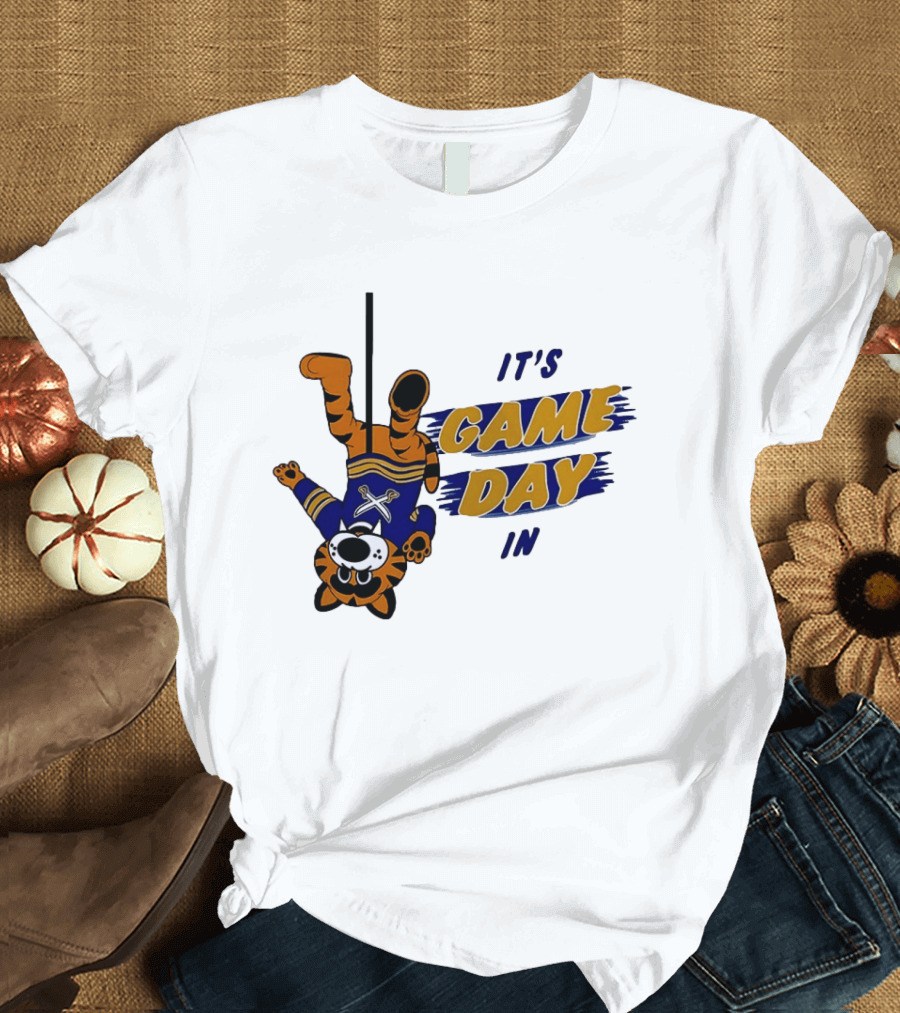Sabretooth It's Game Day In Buffalo Sabres Hockey T-Shirt