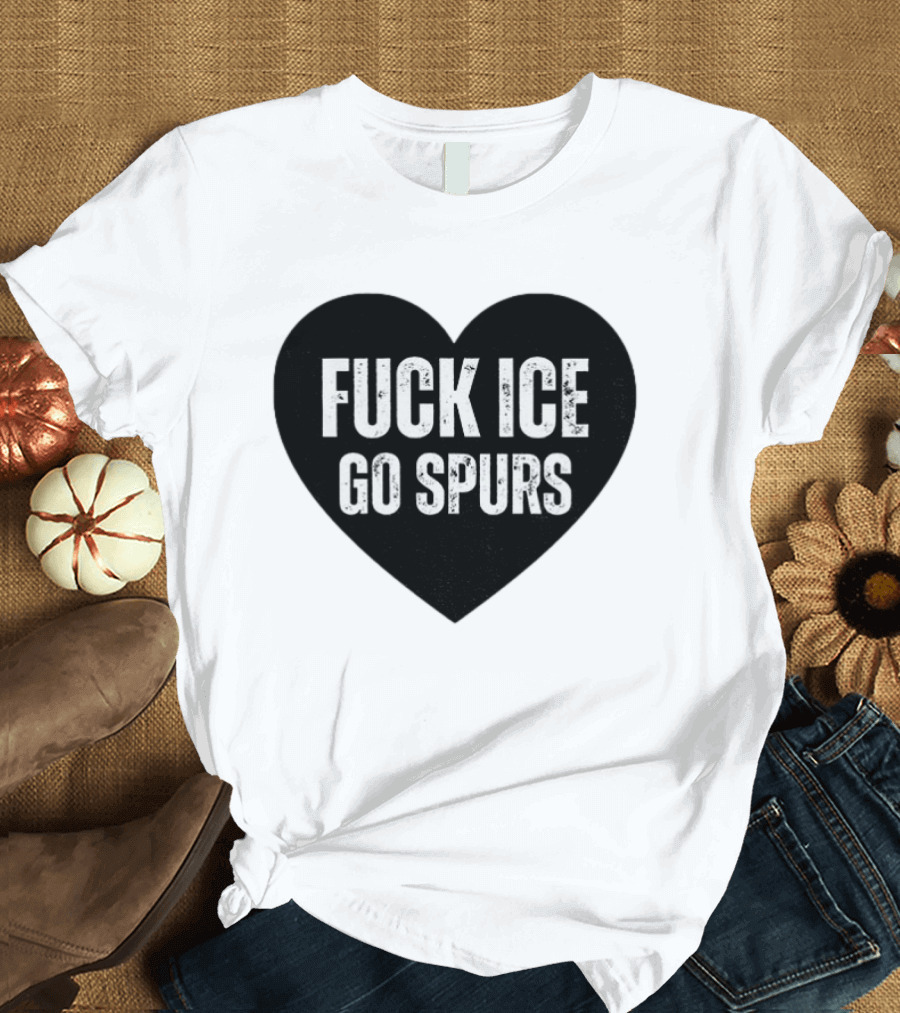 San Antonio Spurs Fuck Ice Go Spurs 2026 Lover T-Shirt
