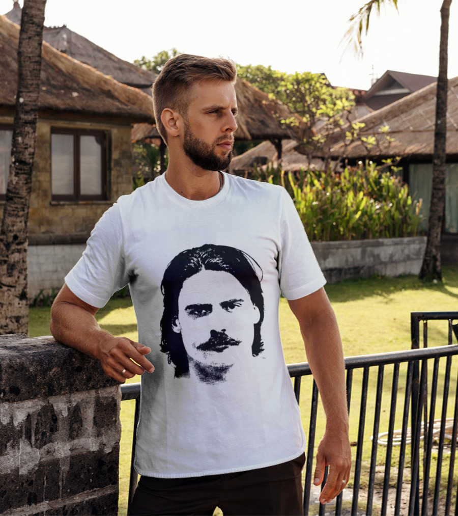 Free Chud Big Head Black And White Face T-Shirt
