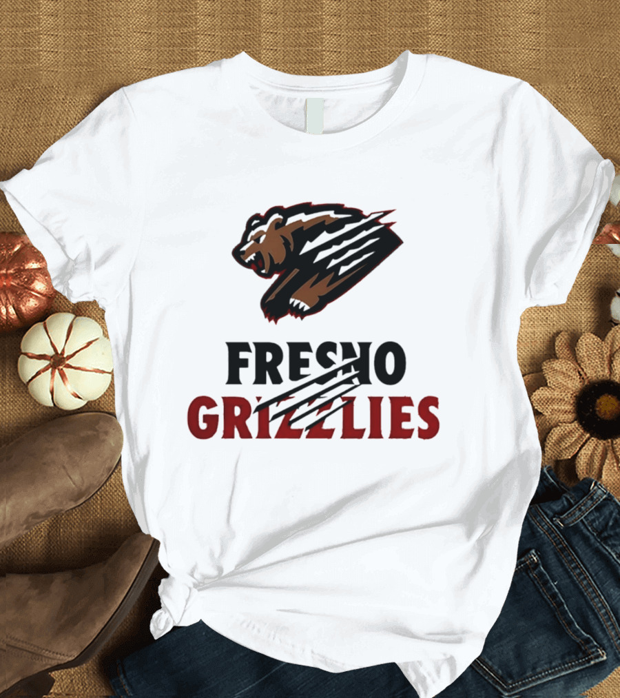 Fresno Grizzlies Growlifornia Bear Flag 2026 T-Shirt