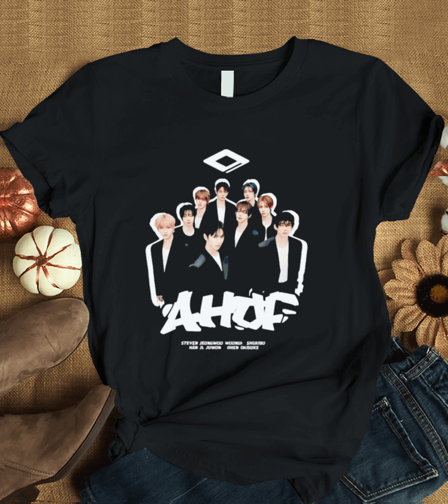 AHOF Steven Jeongwoo Woongki Shuaibo Han Jl Juwon Chihen Daisuke T-Shirt