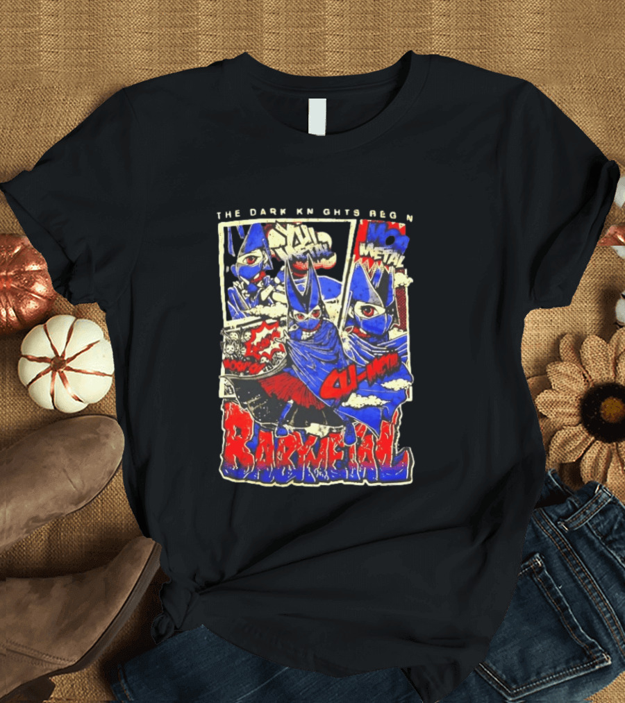 Babymetal The Dark Knights Begin Wow Metal Manga Style Comic T-Shirt