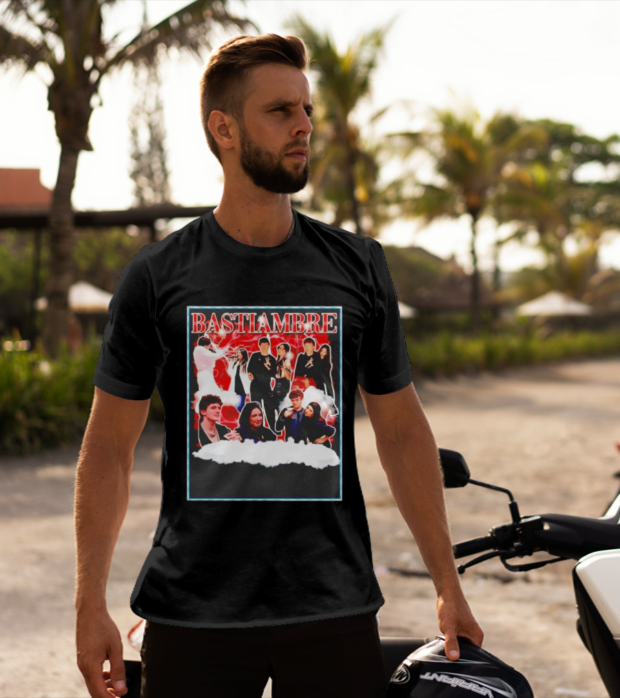 Bastiambre Movie Pop Culture Characters Collage T-Shirt