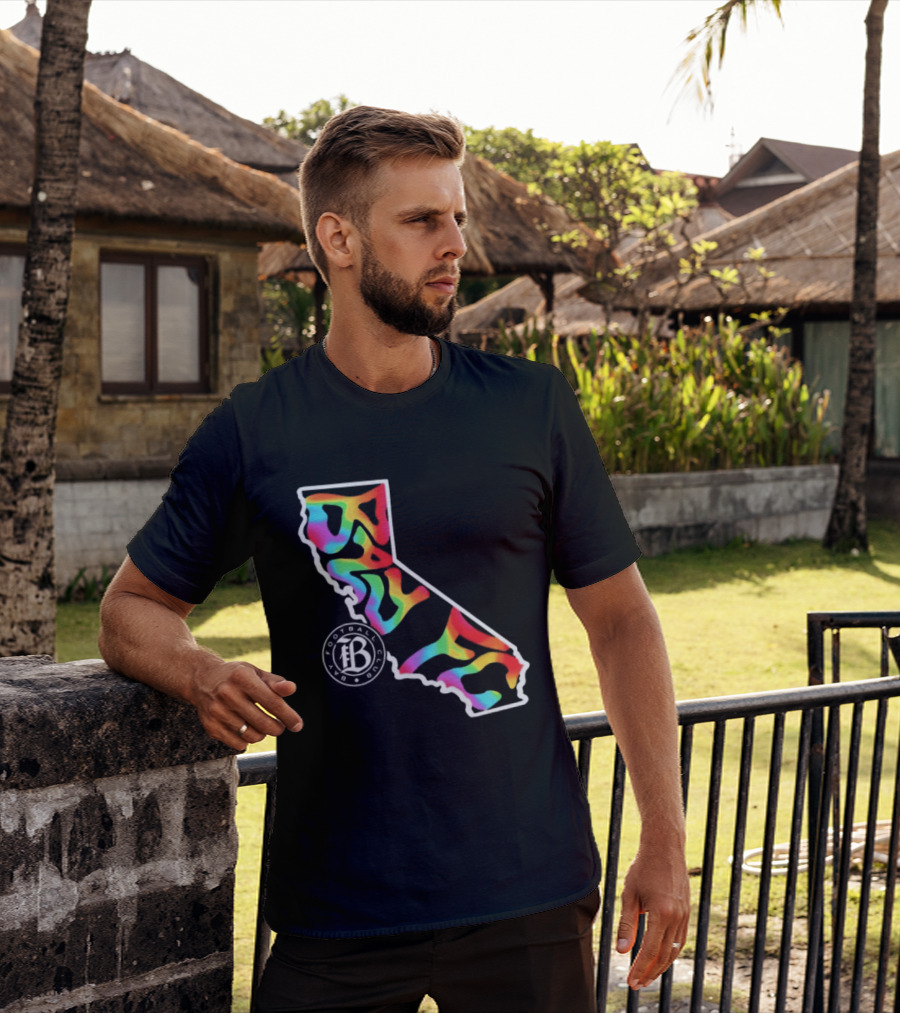 Bay FC Groovy Pride California Football Club Rainbow T-Shirt