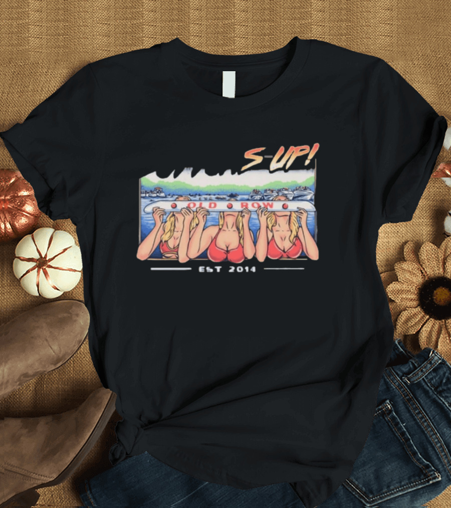 Old Row Shotski Girls S Up EST 2014 T-Shirt