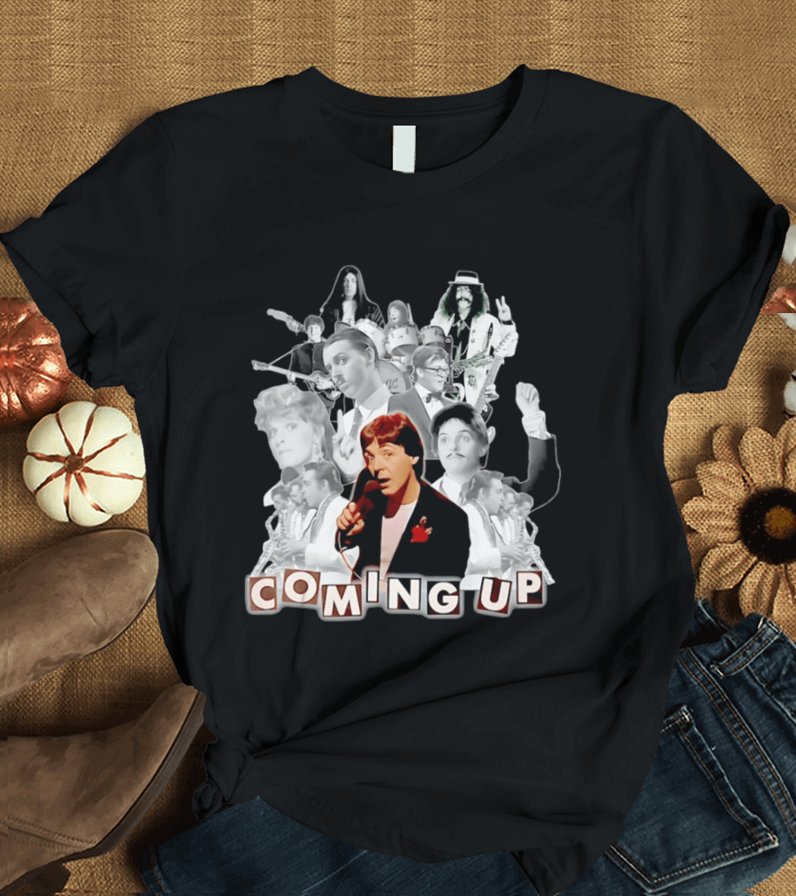 Coming Up Album Paul McCartney Music Video Characters And Band Collage T-Shirt