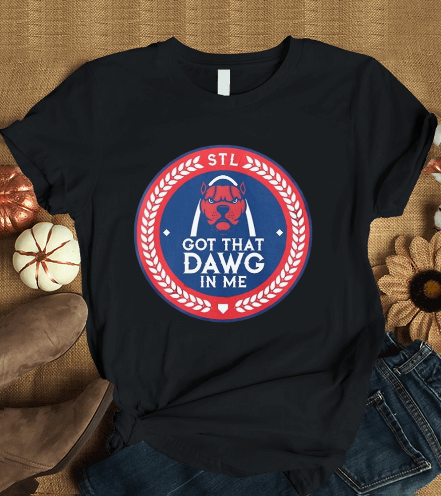 Got That Dawg In Me STL Red And Blue T-Shirt