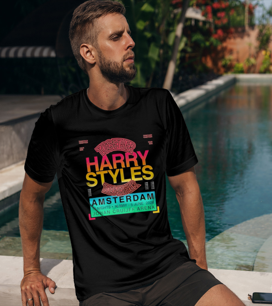 Harry Styles Together Tour 2026 Amsterdam Johan Cruijff Arena T-Shirt