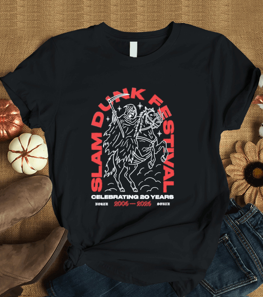 Slam Dunk Festival Celebrating 20 Years 2005 2025 Year Of The Horse T-Shirt