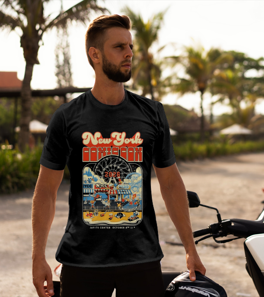 New York Comic Con 2026 Coney Island Javits Center October 8 To 11 T-Shirt