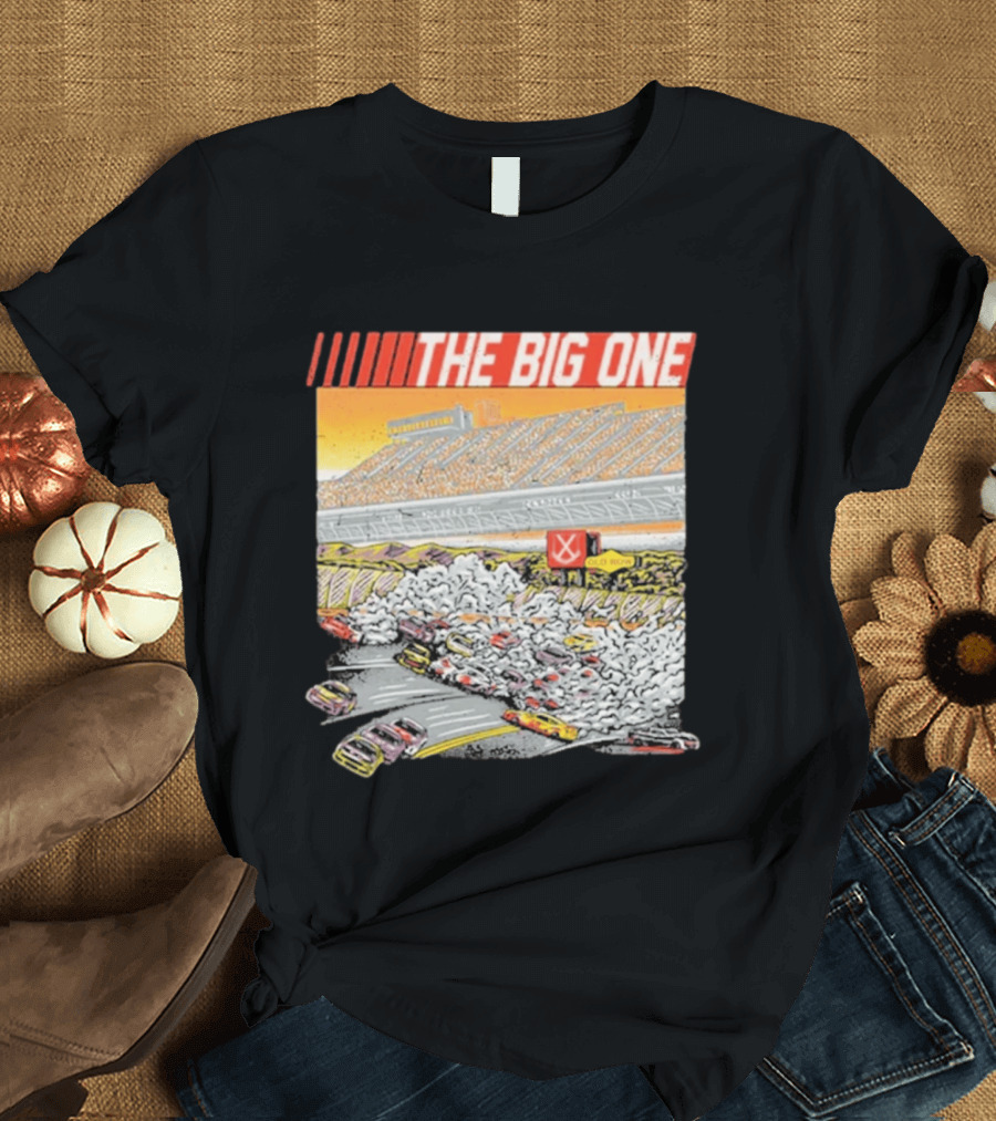 The Big One Old Brook NASCAR Racing Scene T-Shirt