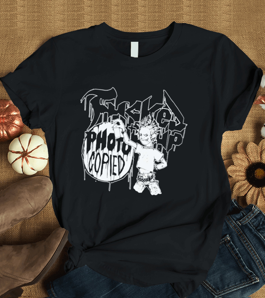 F'd Up Photocopied Undercover SS01 Graffiti Style Punk T-Shirt