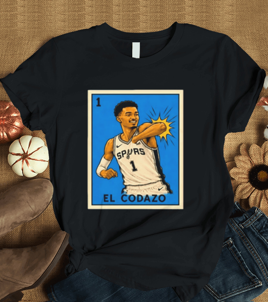 Victor Wembanyama El Codazo San Antonio Spurs NBA 2026 T-Shirt
