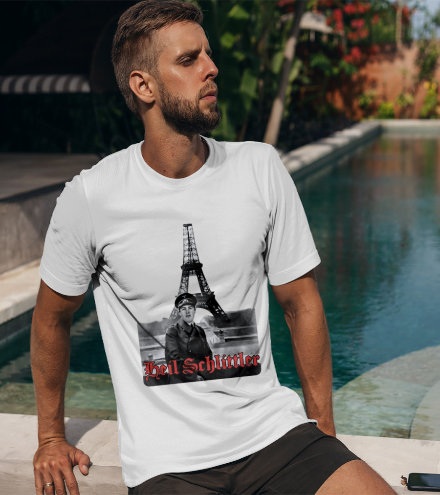 Adolf Hitler X Eiffel Tower Heil Schlittler T-Shirt