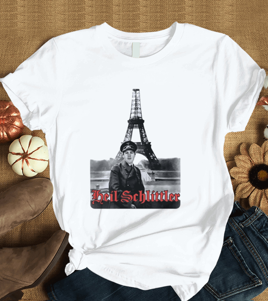 Adolf Hitler X Eiffel Tower Heil Schlittler T-Shirt