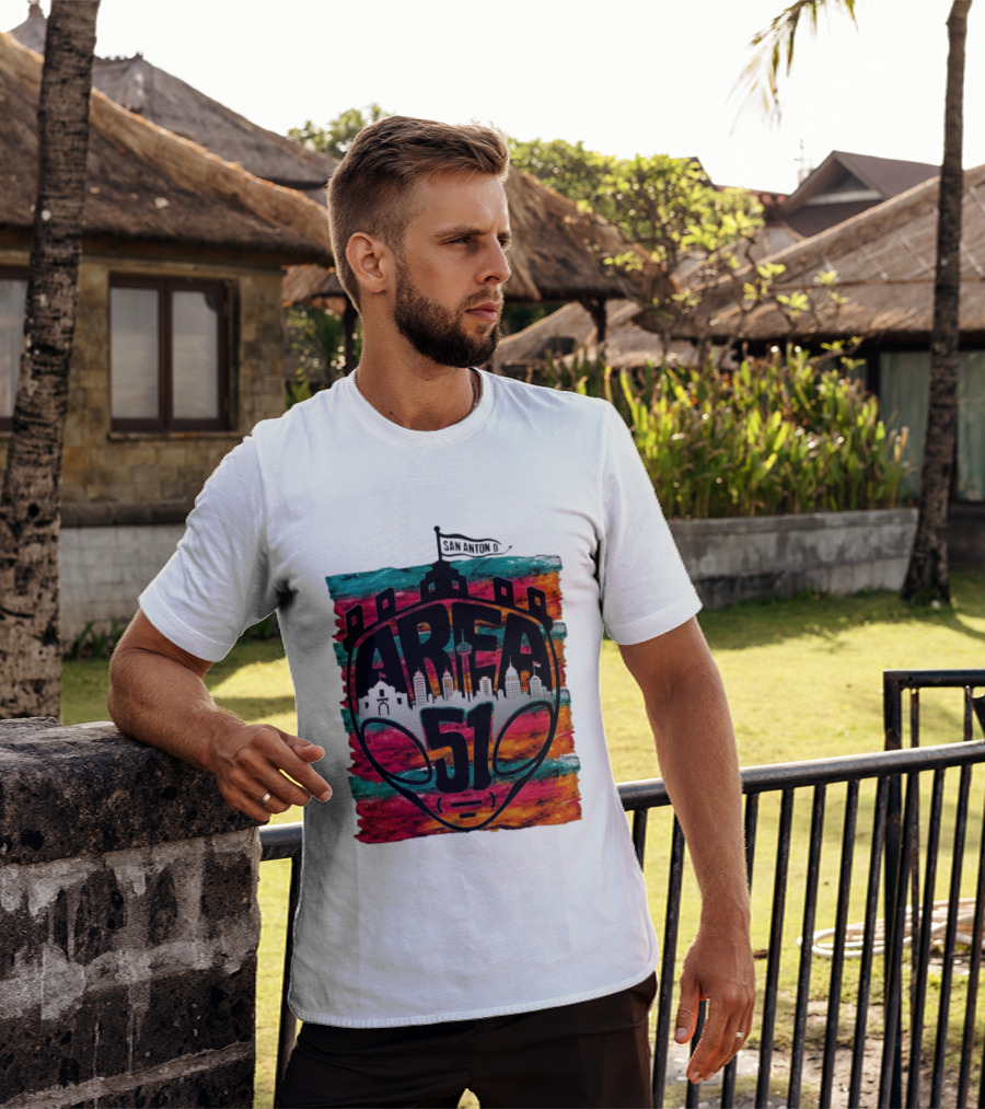 Area 51 San Antonio Spurs NBA Fiesta Skyline 2026 Victor Wembanyama T-Shirt