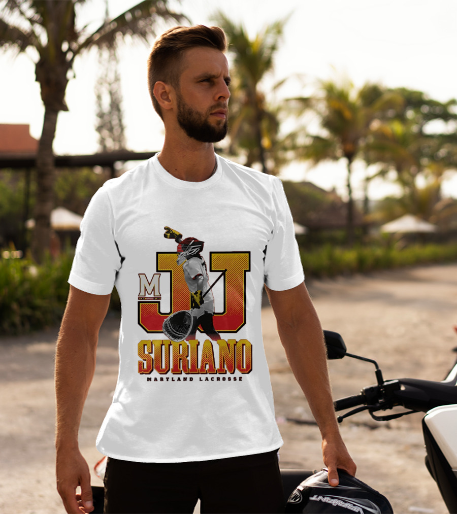JJ Suriano Maryland Lacrosse M Sports Team T-Shirt