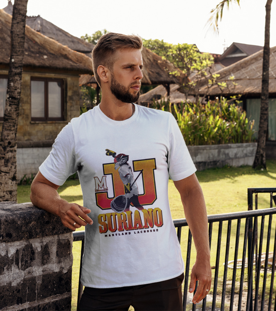 JJ Suriano Maryland Lacrosse M Sports Team T-Shirt