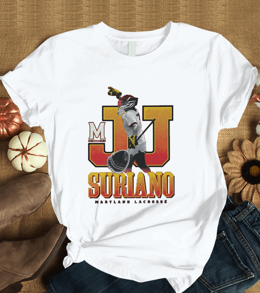 JJ Suriano Maryland Lacrosse M Sports Team T-Shirt