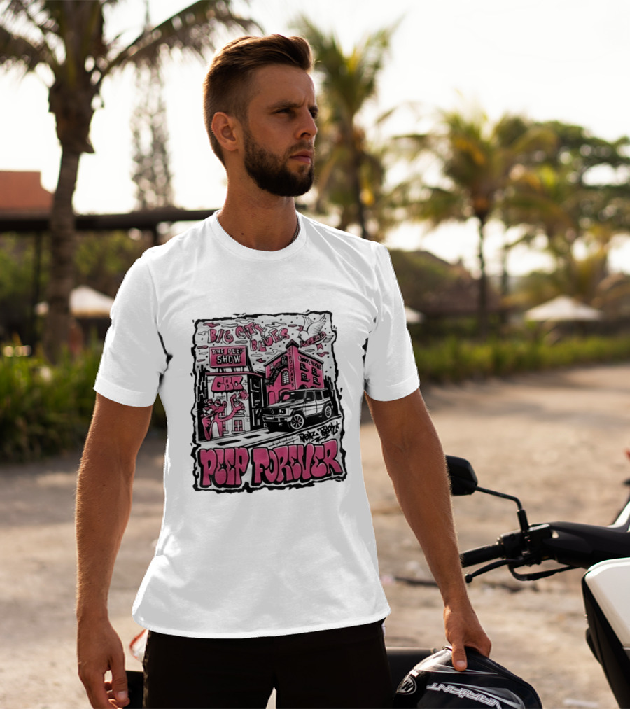 Big City Blues Peep Show Peep Forever Pink Panther GBC Park Avenue T-Shirt
