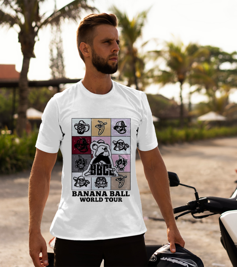 BBCL Clowns Banana Ball World Tour 2026 T-Shirt