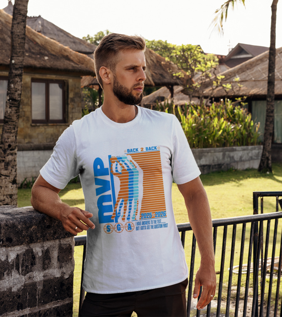 MVP Back 2 Back 2025 2026 SGA T-Shirt
