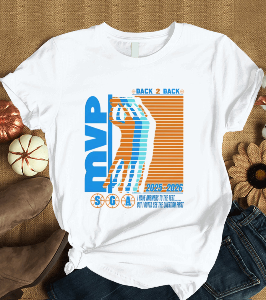 MVP Back 2 Back 2025 2026 SGA T-Shirt