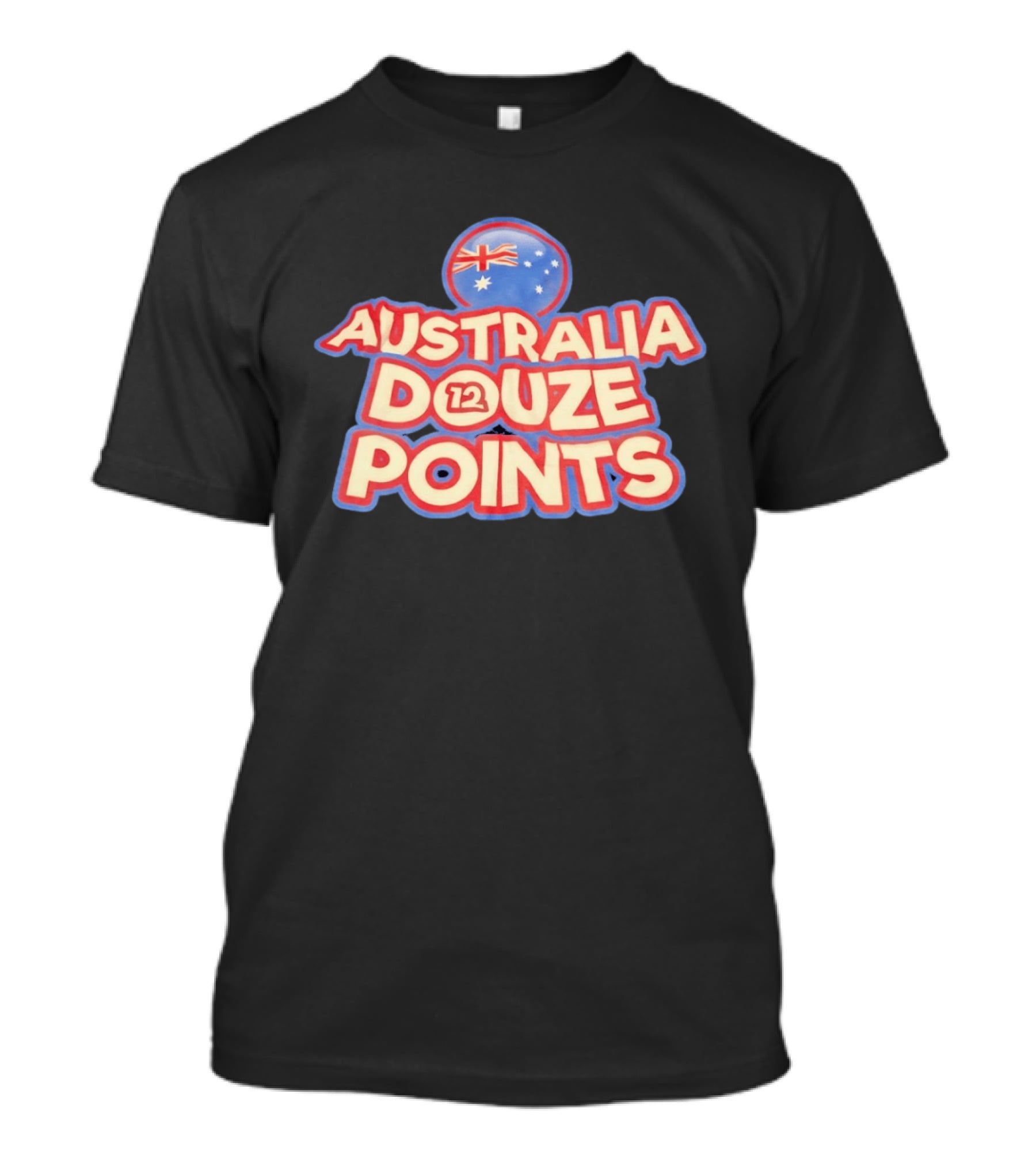 Australia Douze 12 Points Flag Circle Stars T-Shirt