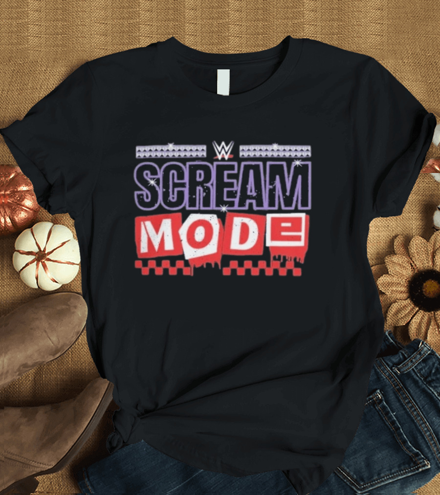 WWE Scream Mode Paige Brie Bella T-Shirt