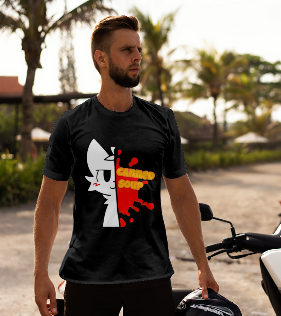 Boykisser Meme Canned Soup Splatter T-Shirt