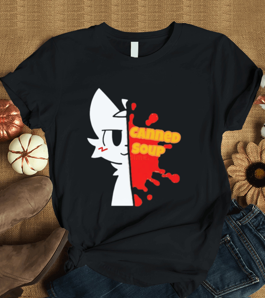 Boykisser Meme Canned Soup Splatter T-Shirt