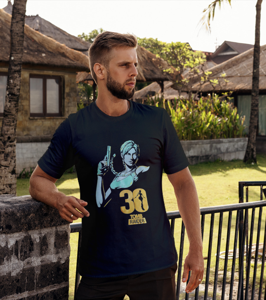 Lara Croft 30 Years Tomb Raider Anniversary T-Shirt