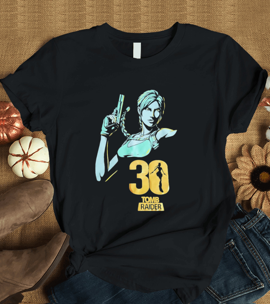 Lara Croft 30 Years Tomb Raider Anniversary T-Shirt