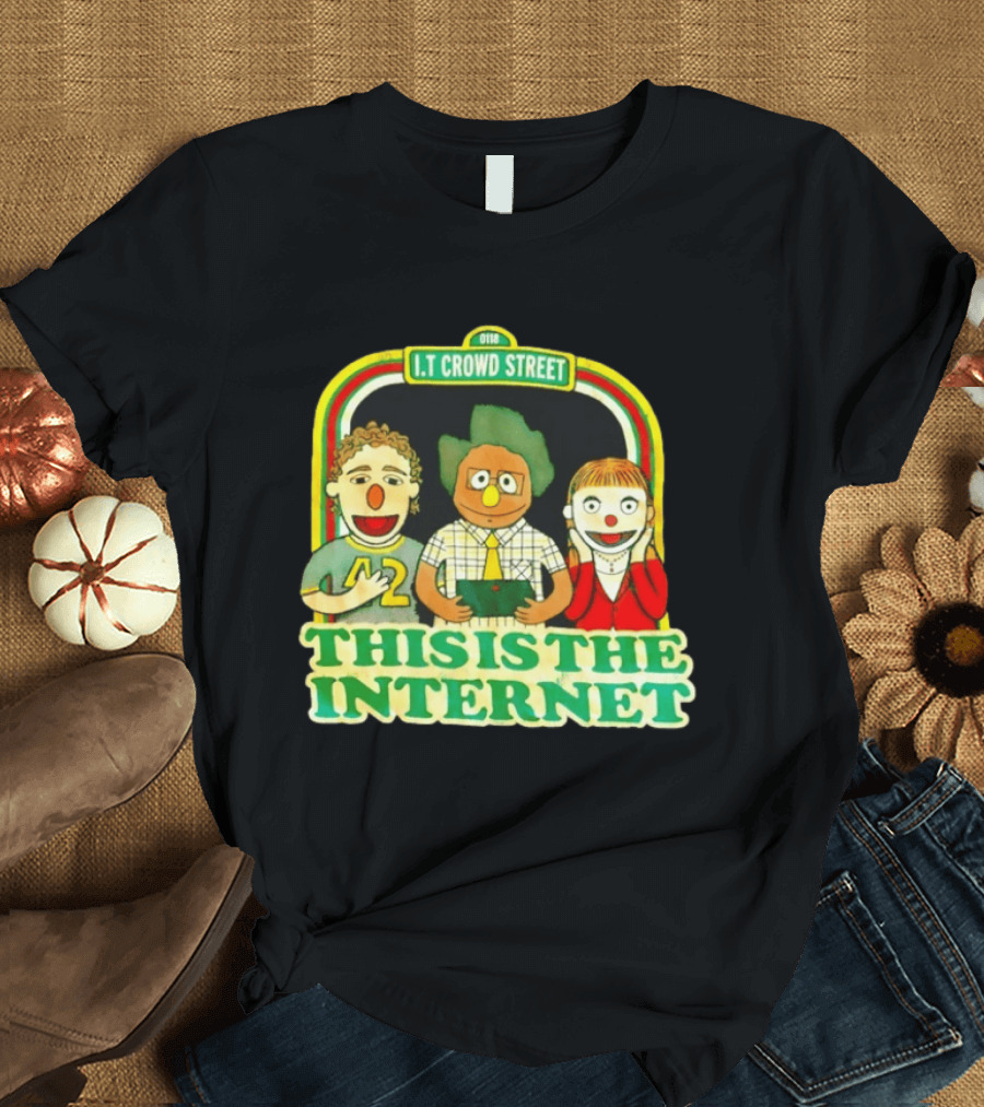 The IT Crowd Street This Is The Internet 0118 Muppet T-Shirt