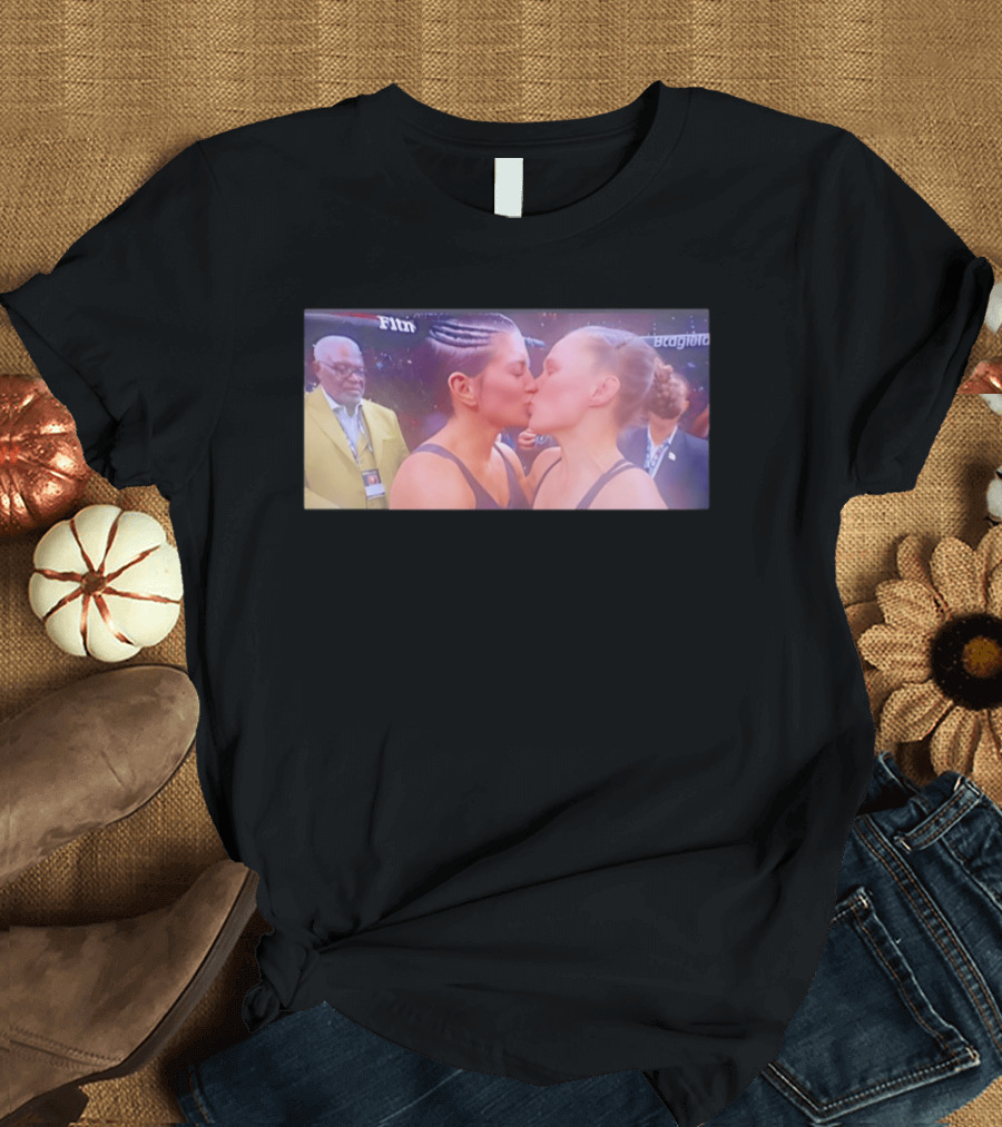 Ronda Rousey Gina Carano Unbelievable Post Fight Moment T-Shirt