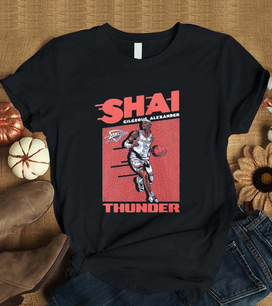 OKC Thunder Shai Gilgeous Alexander 2 Basketball MVP T-Shirt