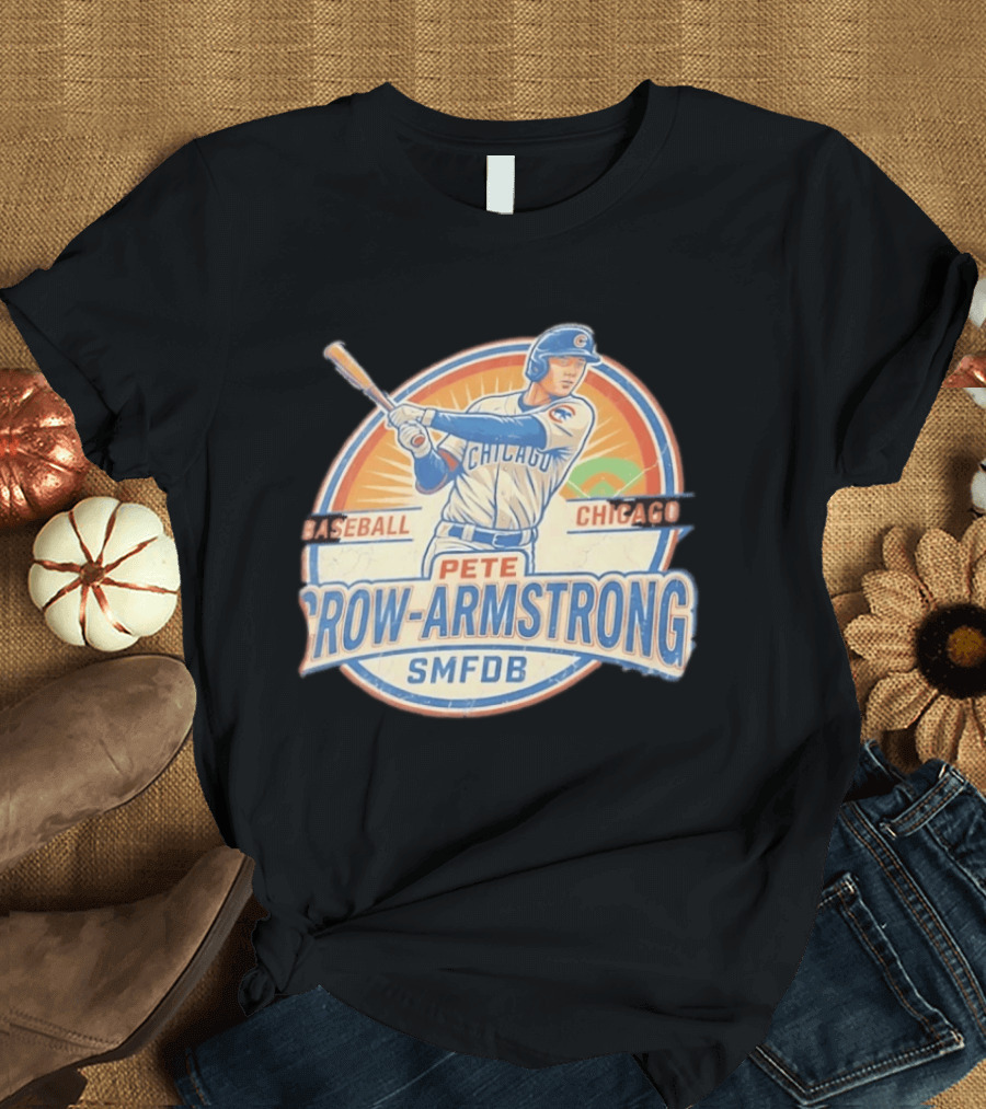 Pete Crow Armstrong Baseball Chicago Cubs SMFDB T-Shirt