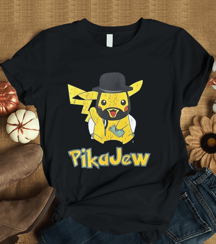 PikaJew And Niggachu Pokemon T-Shirt
