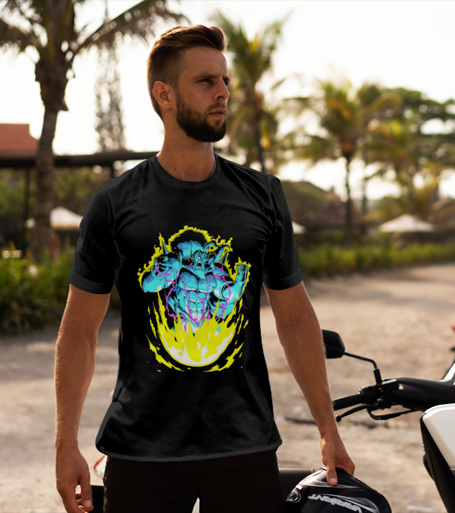 Starbarians Killgar Killgarian Rage Burst With Electric Energy T-Shirt